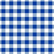 Bijbelhoes Tafelzeil Ruit Blauw