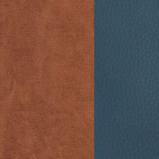 Bijbelhoes Vegan Leather Cognac in combinatie met blauw