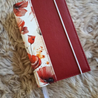 Bijbelhoes Vegan Leather rood voor de JB Schoolbijbel