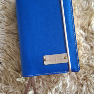 Bijbelhoes vegan Kobalt blauw voor de GBS Schoolbijbel