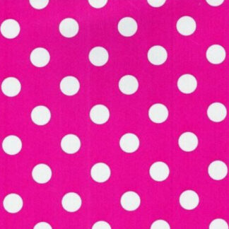 Bijbelhoes Tafelzeil Stip Fuchsia/Wit