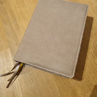 Bijbelhoes Naturel Leer