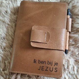 BasisBijbel : Bijbelhoes vintage leer bruin incl. gravure