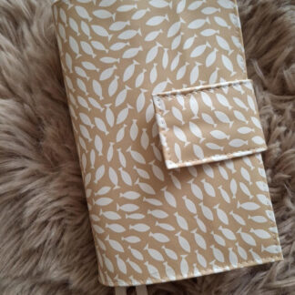 Bijbelhoes Tafelzeil Beige Visjes