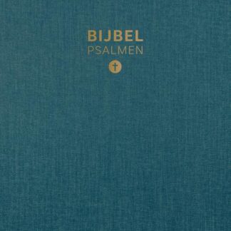 HSV Bijbel met Psalmen - linnen petrol