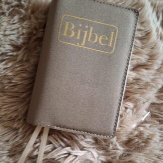 NBV 21 compact: Bijbelhoes Silverguard Taupe