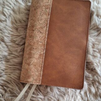 HSV Schoolbijbel: Bijbelhoes Vegan Leather Bruin