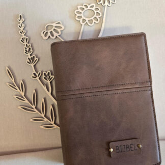 BMU 20,8: Bijbelhoes Vegan Leather Mocca