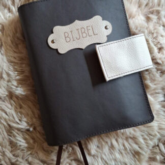 BMU 20,8: Bijbelhoes Chocolade bruin / sand