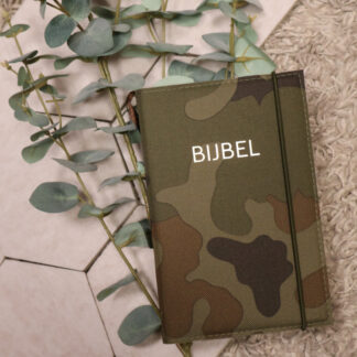 HSV Schoolbijbel: Bijbelhoes canvas incl. opdruk