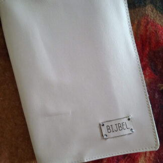 BMU 20,8: Bijbelhoes leer Off White