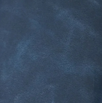Bijbelhoes leer blauw vintage, donkerder als op de afbeelding