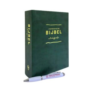 Bijbel met schrijfruimte (groen)